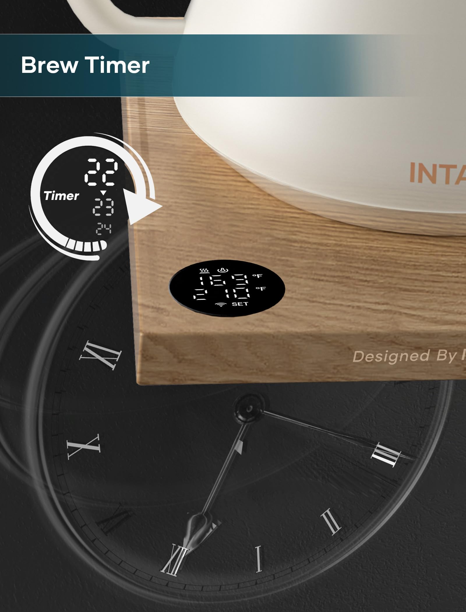 INTASTING diseño crema moderno, ideal para cocina o cafetería.