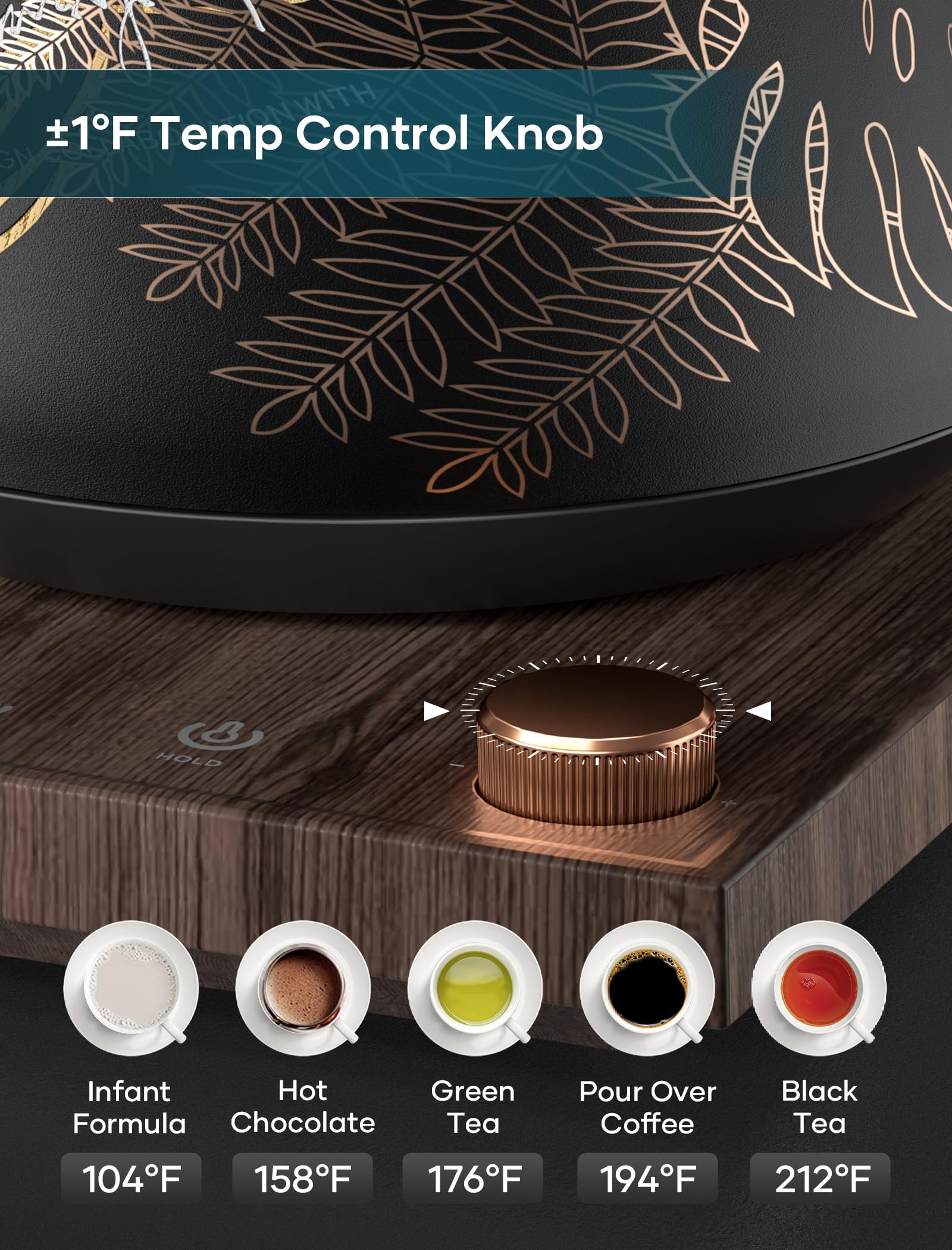 INTASTING hervidor electrico interior acero inoxidable para agua pura
