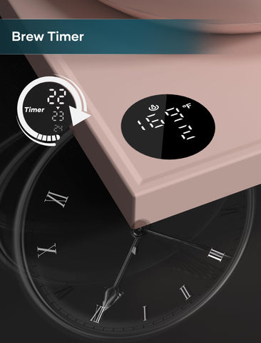 Intasting hervidor electrico temporizador: cronómetro para infusión precisa