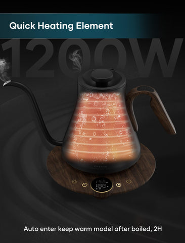 INTASTING retención de temperatura de 2 horas para verter cuando quieras.