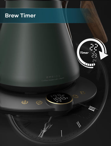 Intasting tetera eléctrica mantiene temperatura durante dos horas para agua lista.