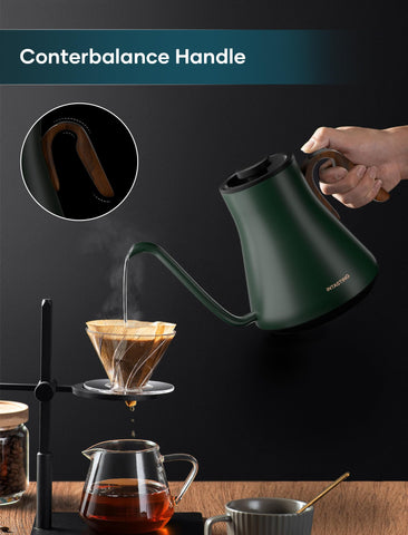 Intasting tetera eléctrica sensor libre de plástico para seguridad en la temperatura.