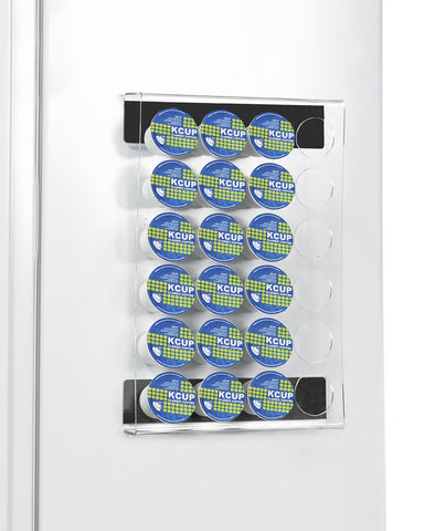 IntreLife soporte magnético para cápsulas, capacidad de 24 cápsulas y vista clara de sabores