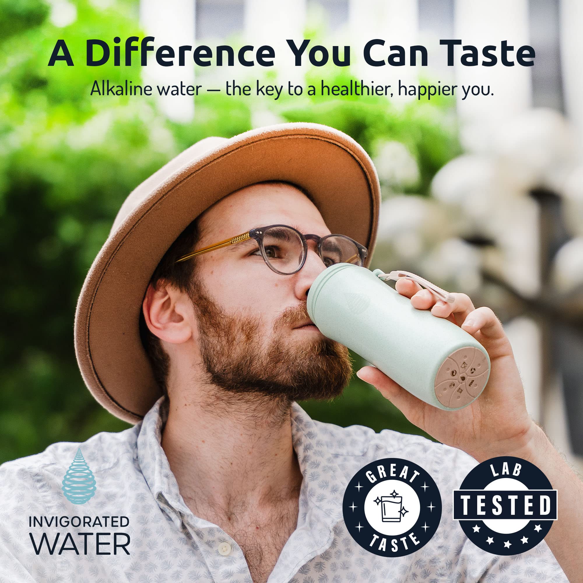 Invigorated Water materiales sin BPA y grado alimentario para seguridad