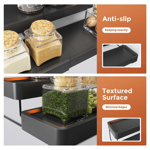 INVOCOO vista lateral muestra estantes ajustables y estructura estable.