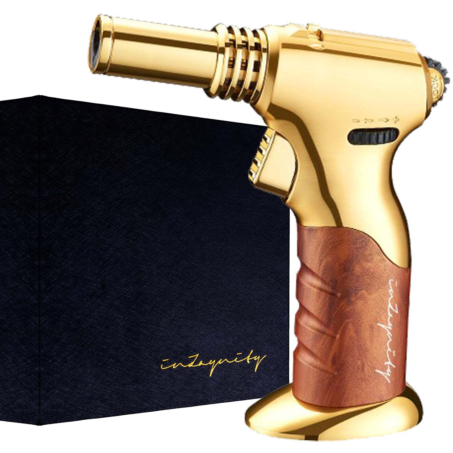 inZaynity pistola de llama dual para cocinar y caramelizar con precisión