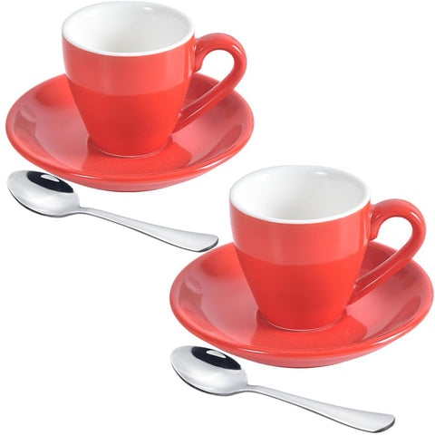 ionEgg taza espresso porcelana con platillo, acabado limpio y elegante para servir espresso.