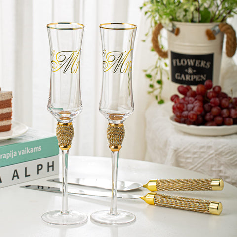 iooiluxry copa champagne oro detalle: copa de champagne con brillo dorado para brindis