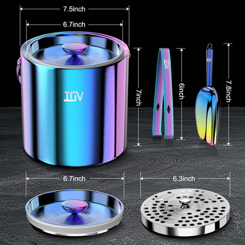 IOV cubeta de hielo con colador para evitar dilución