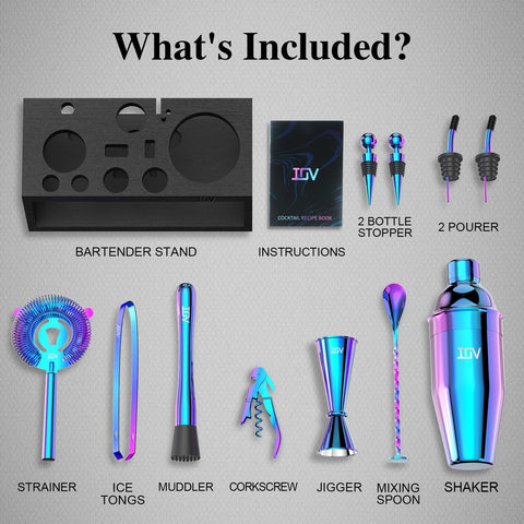 IOV Mixology agitador 24oz martini, ideal para mezclar en casa.