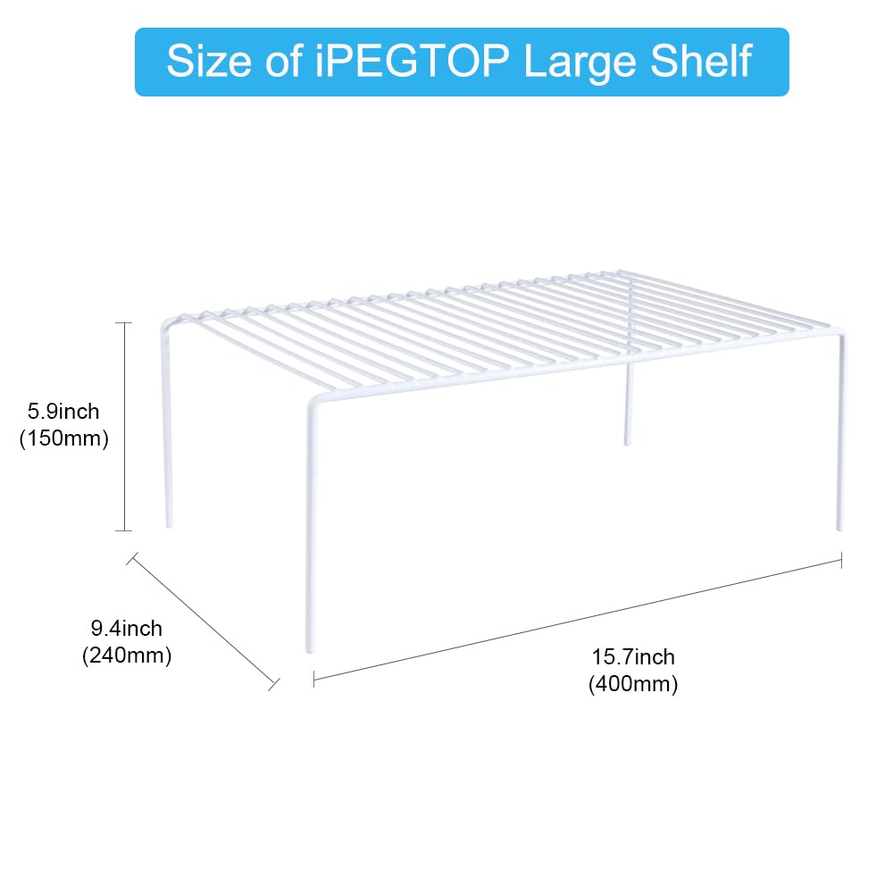 iPEGTOP montaje rápido sin herramientas, perfecto para reorganizar sin dañar gabinetes.