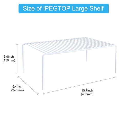 iPEGTOP montaje rápido sin herramientas, perfecto para reorganizar sin dañar gabinetes.