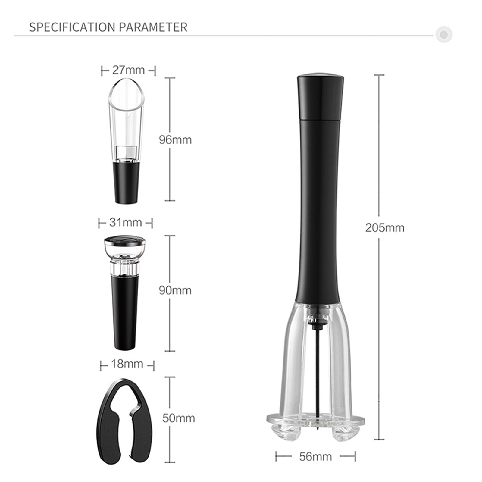 IPEROT aerador para un vertido suave y aroma realzado