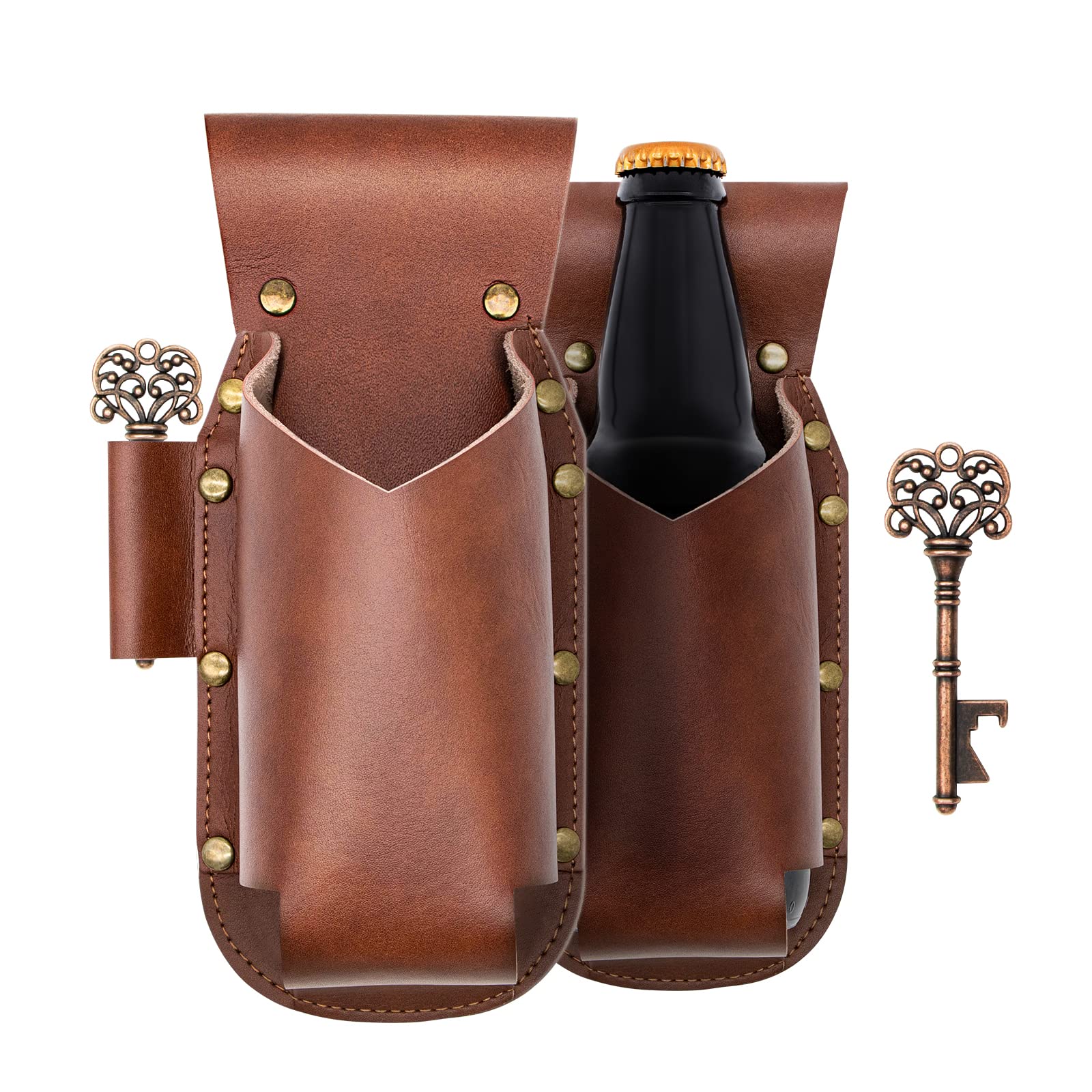 iPihsius porta cervezas con diseño en V para mayor estabilidad al beber