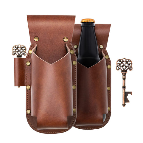 iPihsius porta cervezas con diseño en V para mayor estabilidad al beber