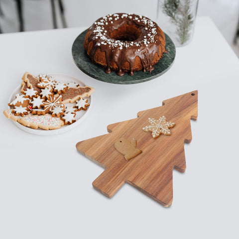 iplusmile Bandeja decorativa de árbol para cocina y mesa