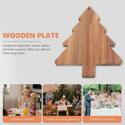 iplusmile Porta vino navideño de madera para degustaciones y decoración