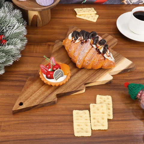 iplusmile Tablero servir árbol navideño, ideal para presentar aperitivos
