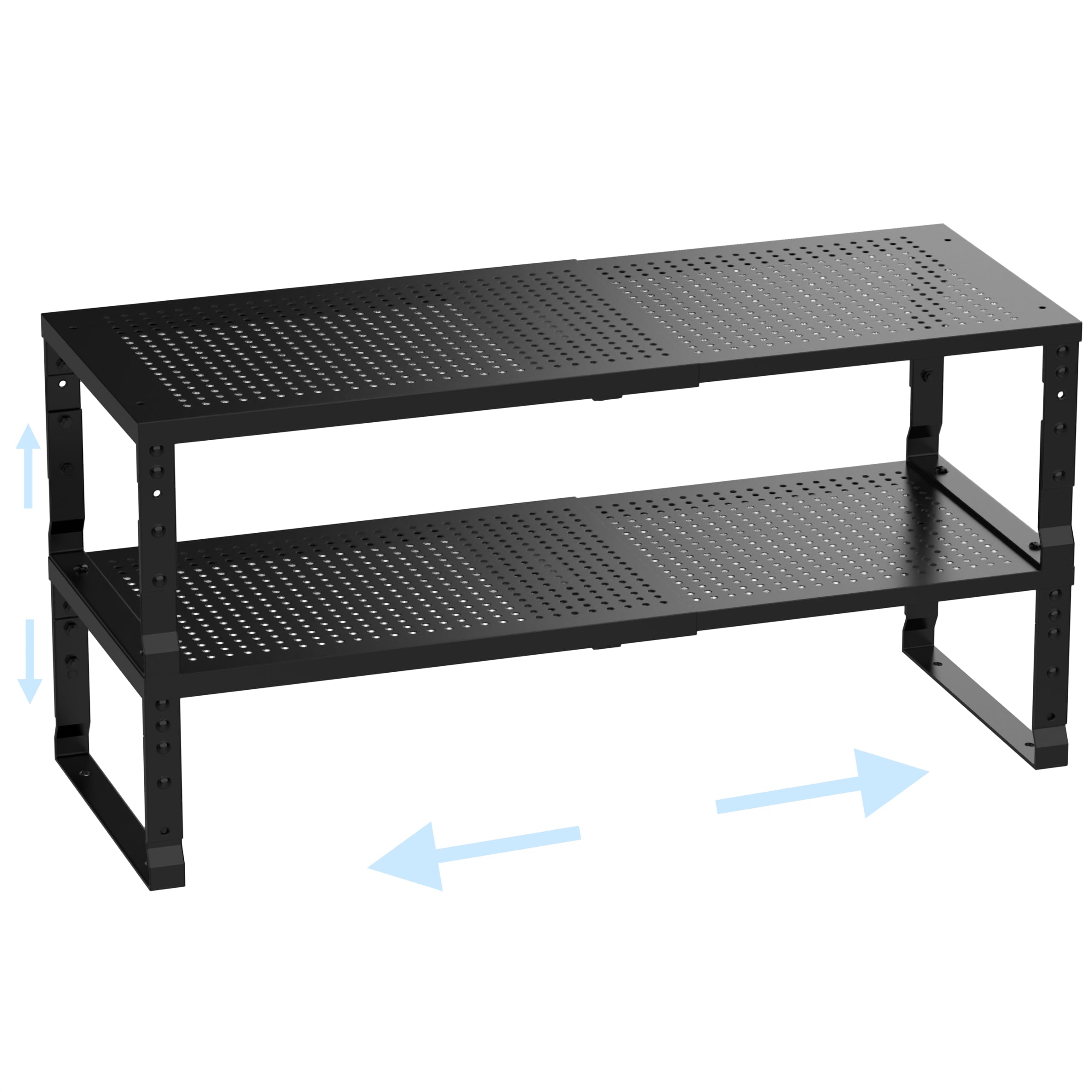 Ipotive estante-armario expandible en configuración de un nivel para cocina