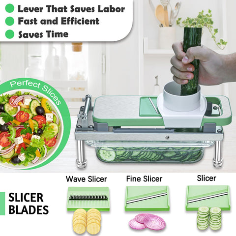 IPOVIPO cuchillas de acero inoxidable intercambiables para versatilidad en la cocina diaria.