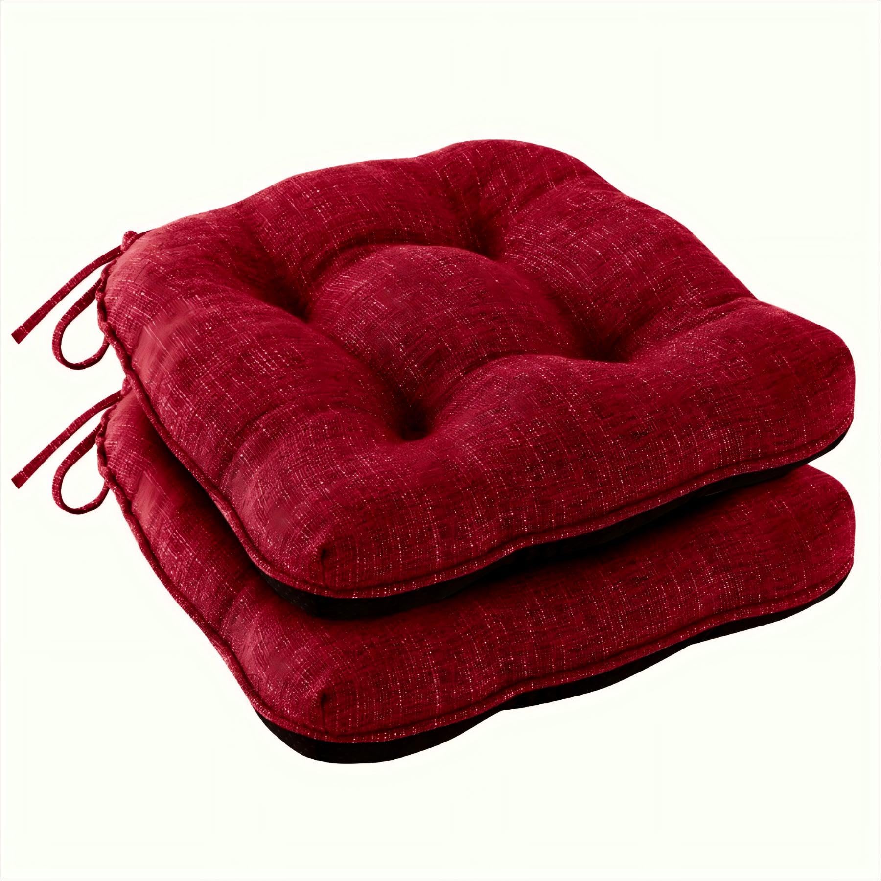 Cojines IPYNBAP para silla de comedor rojos, confort duradero para comidas diarias.
