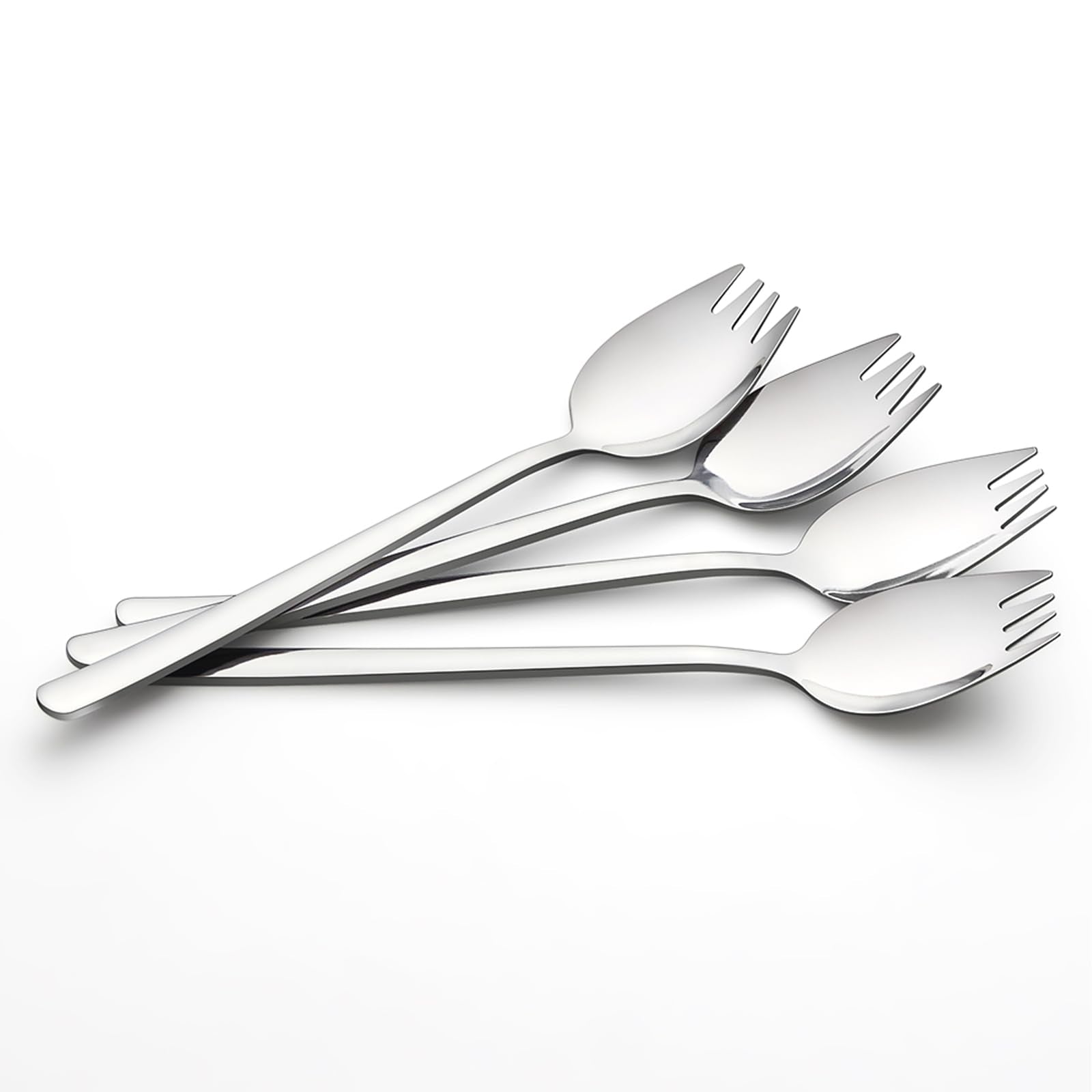 IQCWOOD utensilios combinados en acero inoxidable para uso diario.