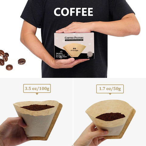 Irekamons papel natural compostable: opción ecológica al preparar café.
