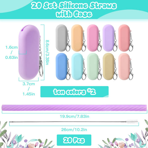 Irenare pajillas de silicona en colores diferentes para cada gusto