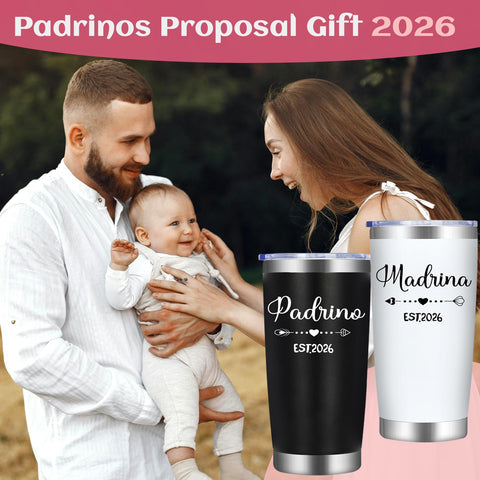Iridesc taza 20 oz para madrina y padrino en uso diario