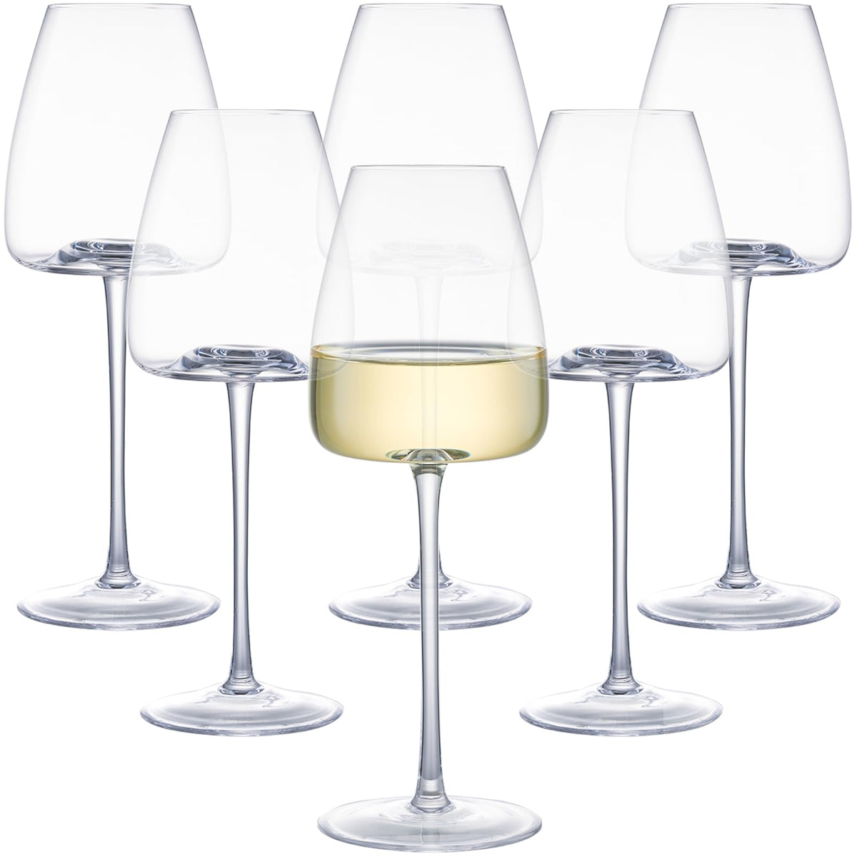 Vaso Iridisenti de cristal soplado, claridad y lujo para cada cena.