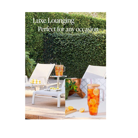 Iris Pur Luxe pajita cristal transparente ideal para bebidas frías.