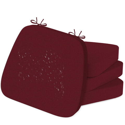 Almohadillas Iristykilin para silla comedor, 43x41x6 cm, confort duradero.