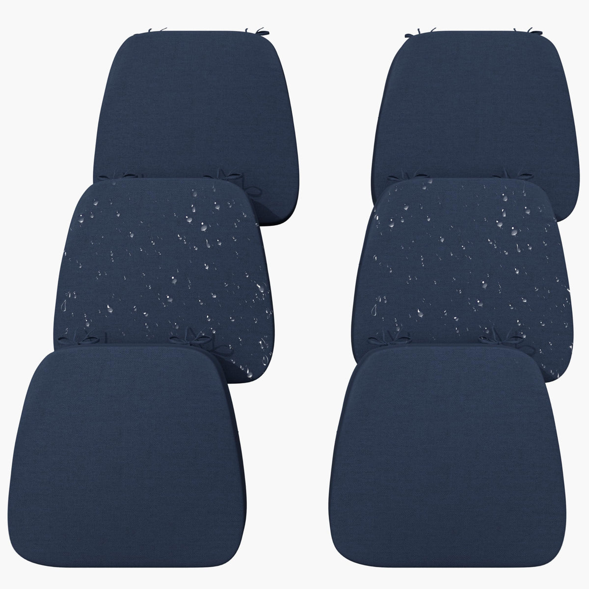 Almohadillas Iristykilin para silla de comedor con acolchado profundo