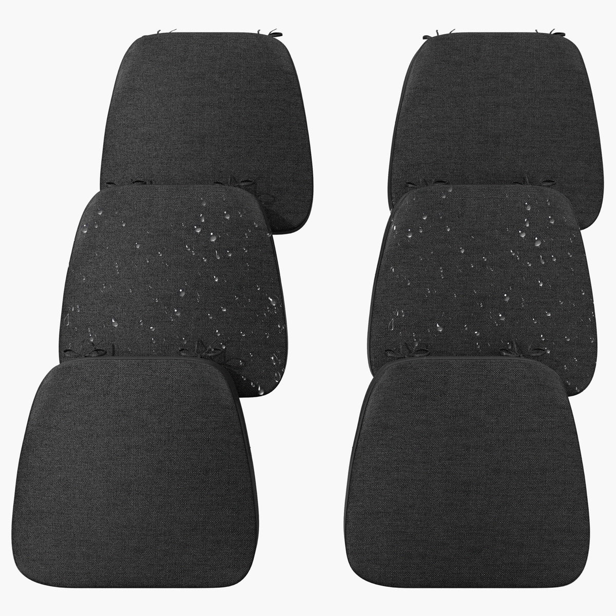 Iristykilin cojín para silla de comedor, vista frontal, comodidad duradera para cada comida.
