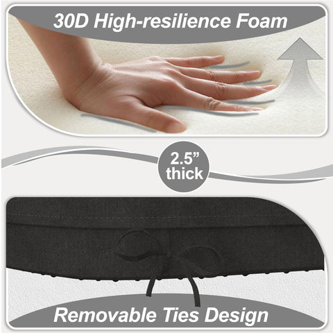Iristykilin cojín para silla de comedor, impermeable, fácil limpieza.
