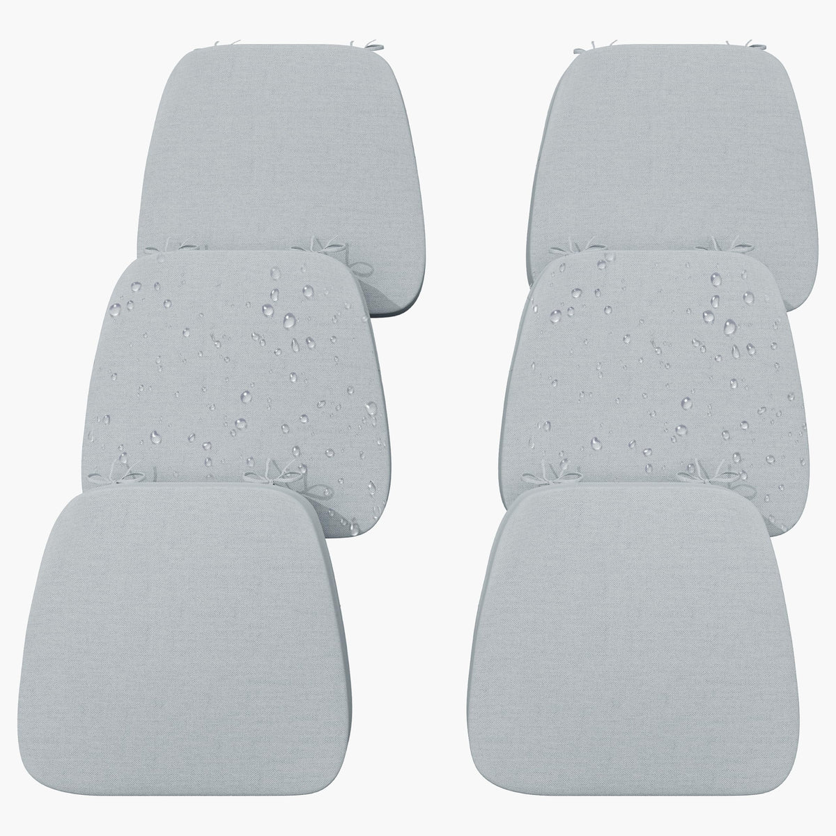 Cojín Iristykilin para silla de comedor con espuma 30D, comodidad duradera.