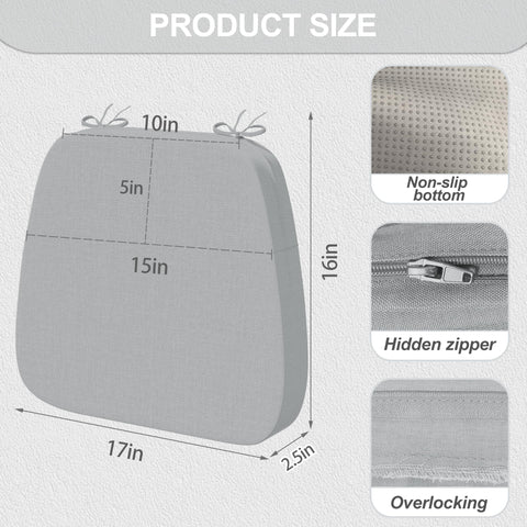 Cojín Iristykilin impermeable para silla, fácil limpieza ante derrames.
