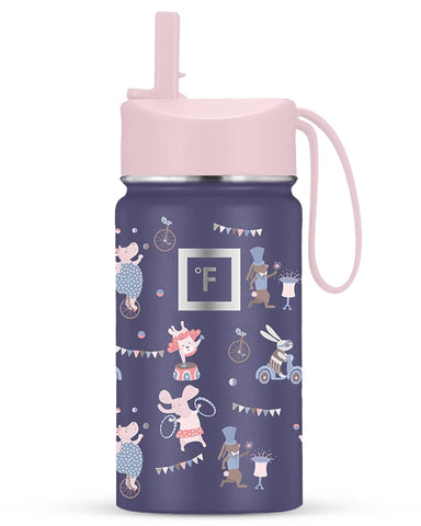 IRON °FLASK botella infantil con tapa pajita, ideal para escuela