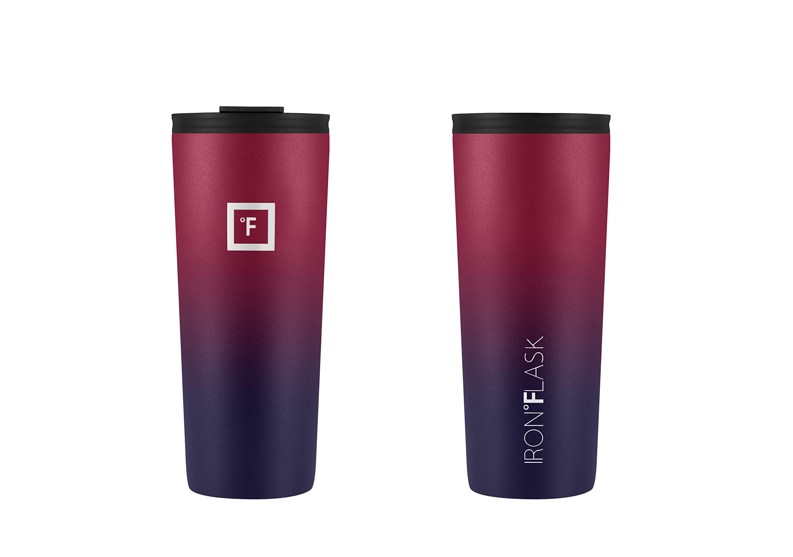 IRON °FLASK Classic Tumbler tapa con pajilla, sorbos sin derrames en cualquier lugar