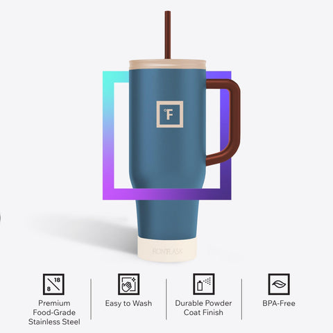 IRON °FLASK Co-Pilot: ajuste en portavasos para viajes sin derrames