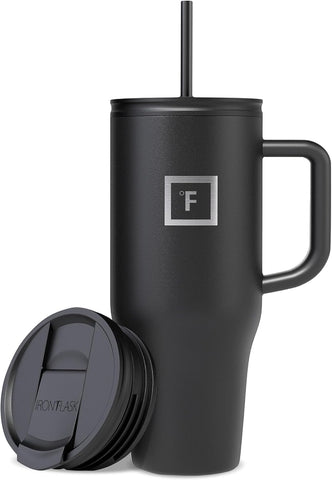 IRON °FLASK Co-Pilot taza aislada frontal para café caliente en ruta