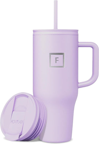 IRON °FLASK Co-Pilot taza-aislada lavanda: mantiene café caliente para la mañana.