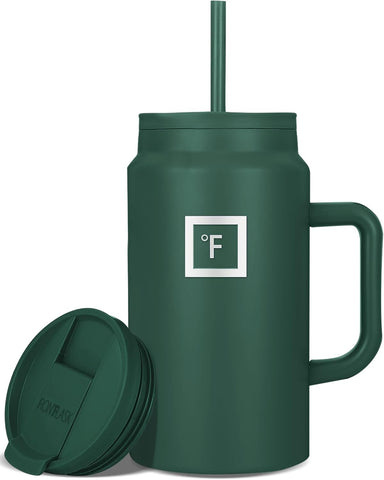 IRON °FLASK Co-Pilot: taza termica frontal para bebidas calientes o frías.