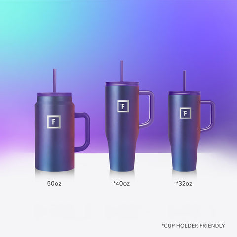 Encaje en portavasos estándar de IRON °FLASK Copiloto para viajar sin derrames.