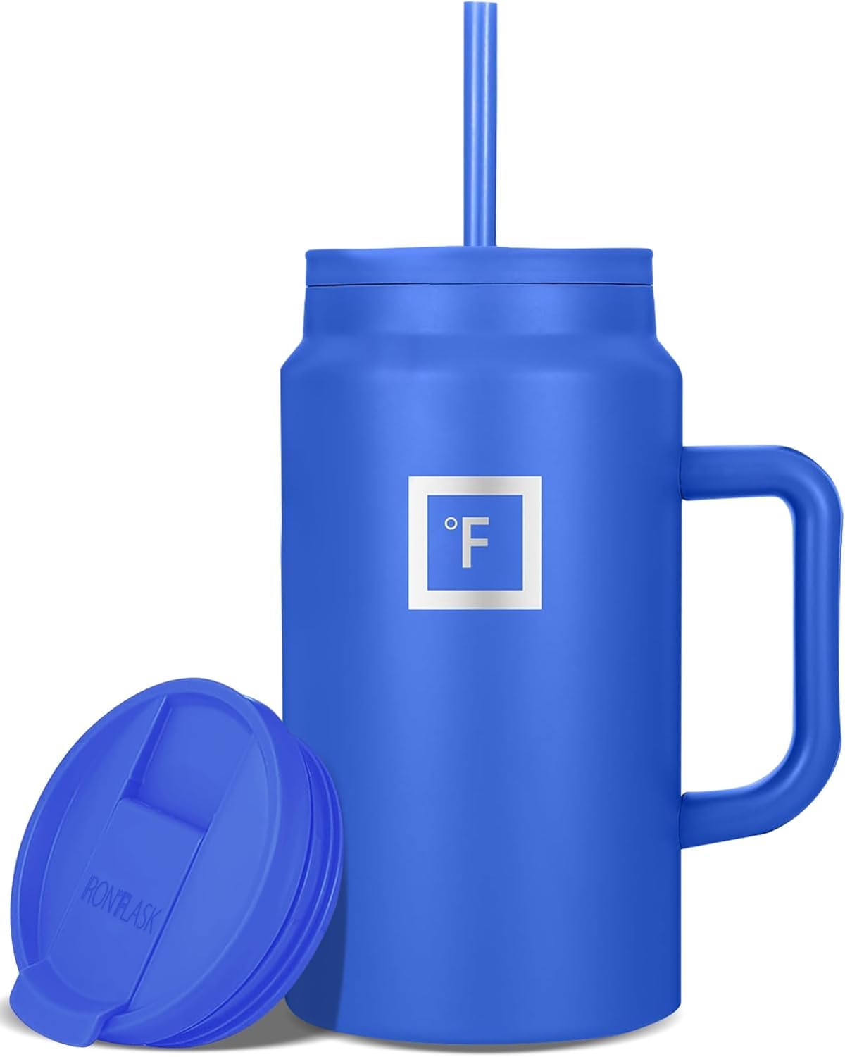 La IRON °FLASK Copiloto vista frontal muestra capacidad y estilo para tus viajes.