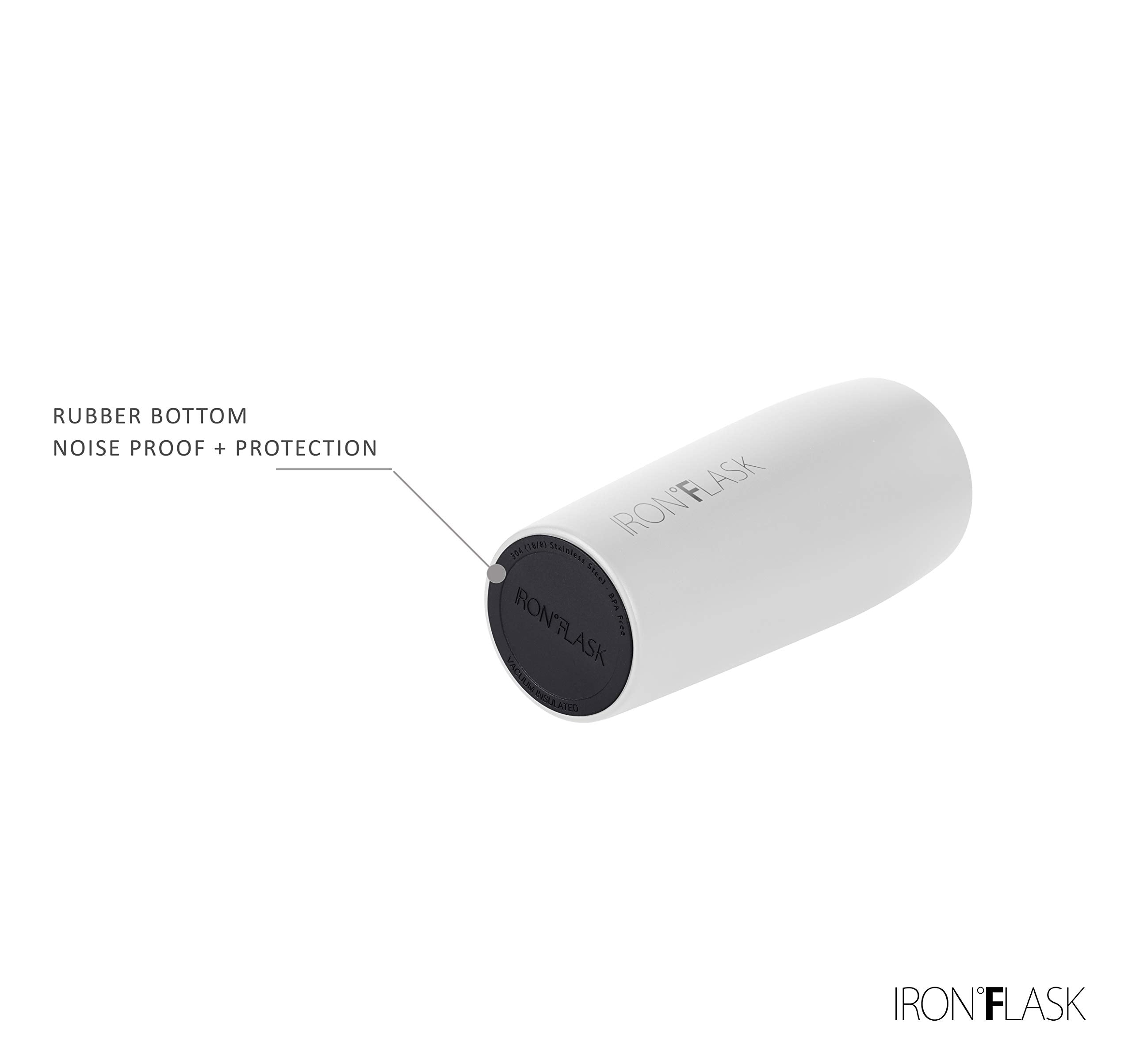 IRON °FLASK Nomad Tumbler Terrazzo 20oz cabe en portavasos para uso diario.