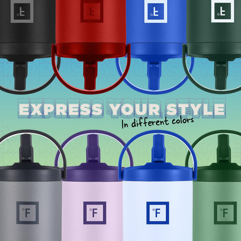 IRON °FLASK Sidekick perfecto para todo camino, transporte y entrenamiento.