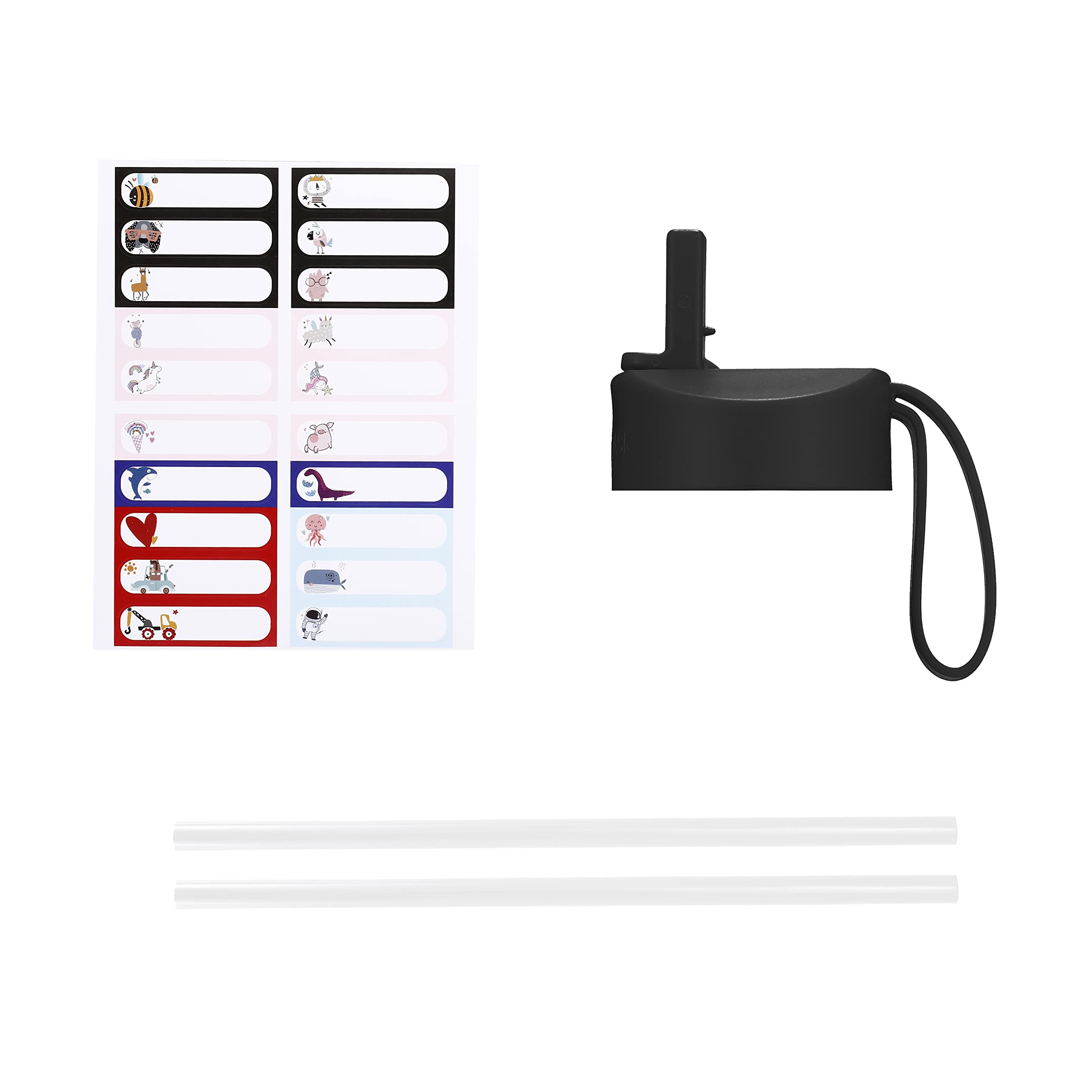 Tapa con pajilla sin derrames de IRON °FLASK, ideal para manos pequeñas