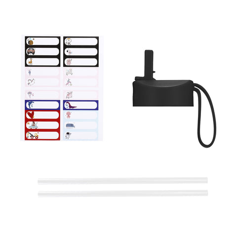 Tapa con pajilla sin derrames de IRON °FLASK, ideal para manos pequeñas