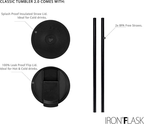 IRON °FLASK Vaso termico clasico aurora, perfecto para actividades al aire libre.